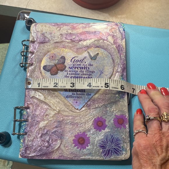 Serenity Prayer Journal, Handmade by Pippy! One of A Kind! Great Recovery Gift❤️ - Picture 8 of 9